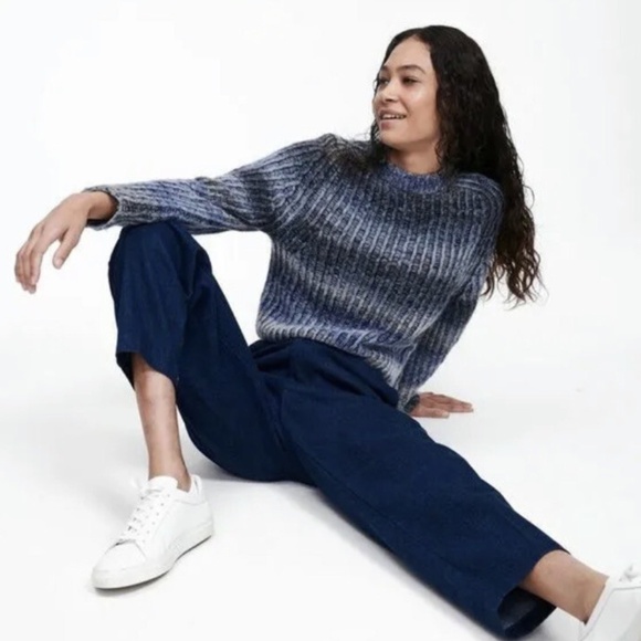NWT! NAADAM New York Space Dye Raglan Crewneck Sweater